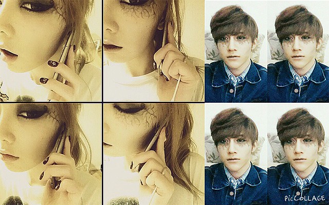 Make-up Halloween ala Taeyeon SNSD dan Dicky SM*SH