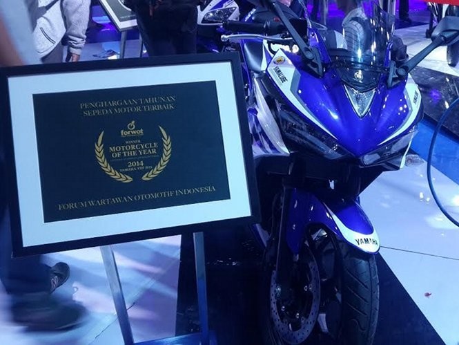 Motor Sport R25 Paling Diburu di Booth Yamaha