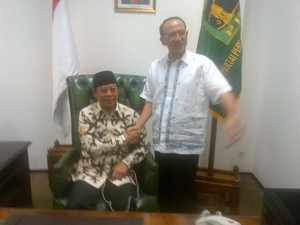 SDA Sambut Djan Faridz Sebagai Ketum PPP di Kantor DPP