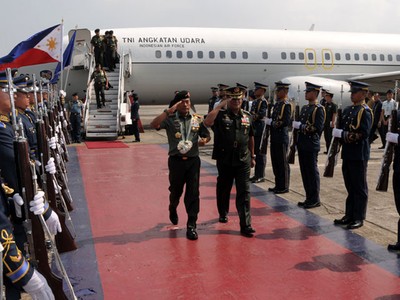 Panglima TNI Tiba di Filipina