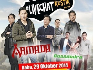 Saksikan Keseruan Armada di LIVECHATkustik Besok Siang