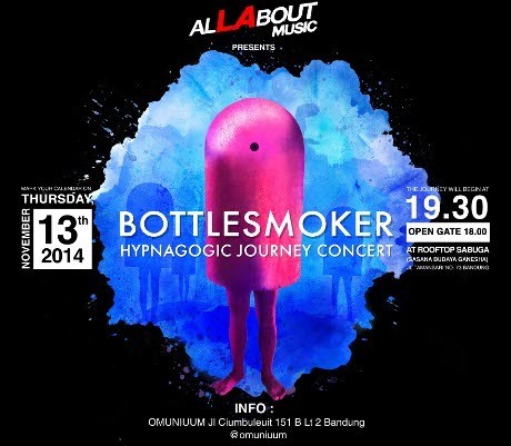 Rilis CD Fisik Hypnagogic, Bottlesmoker Gelar Konser