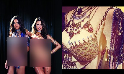 Alessandra Ambrosio dan Adriana Lima Seksi Kenakan Lingerie Rp 24 M