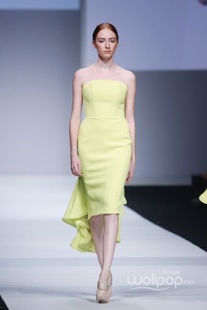 Peggy Hartanto Indonesia Fashion Forward at Jakarta Fashion Week 2015. Senayan City. Jakarta. (Foto by Mohammad Abduh/Wolipop)