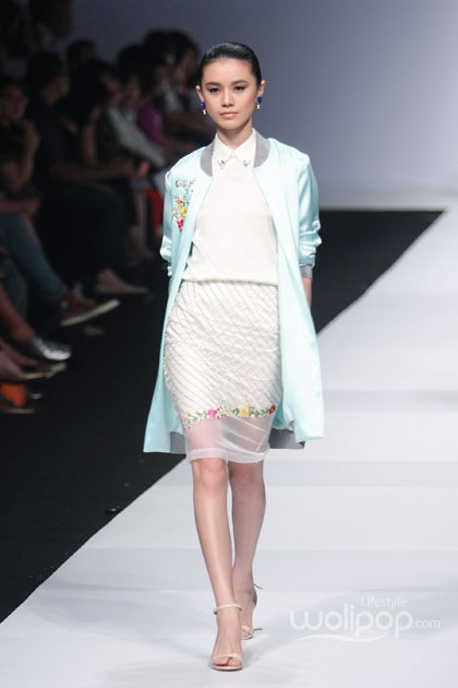 Andhita Siswandi Indonesia Fashion Forward Jakarta Fashion Week 2015 at Senayan City. Jakarta. [Foto: Mohammad Abduh/Wolipop]