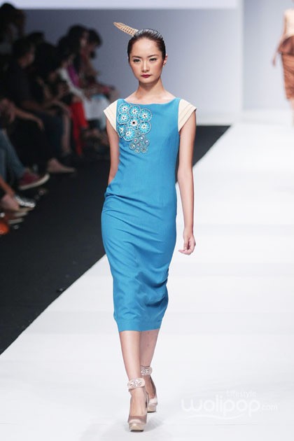 Tertia Enda Indonesia Fashion Forward. at Jakarta Fashion Week 2015. Senayan City. Jakarta. [Foto: Mohammad Abduh/Wolipop]