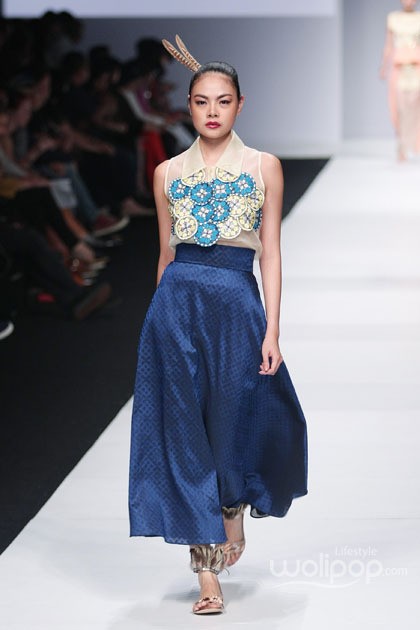 Tertia Enda Indonesia Fashion Forward. at Jakarta Fashion Week 2015. Senayan City. Jakarta. [Foto: Mohammad Abduh/Wolipop]