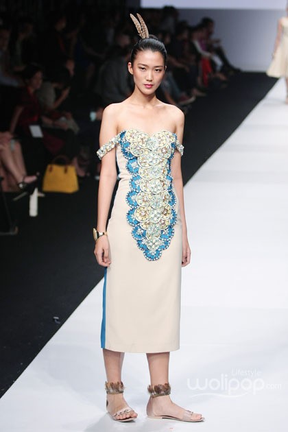 Tertia Enda Indonesia Fashion Forward. at Jakarta Fashion Week 2015. Senayan City. Jakarta. [Foto: Mohammad Abduh/Wolipop]