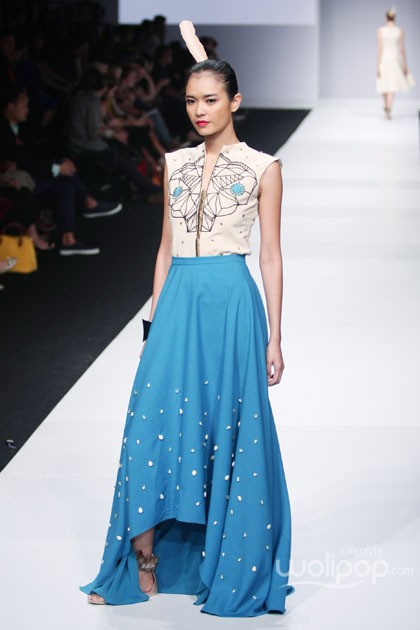 Tertia Enda Indonesia Fashion Forward. at Jakarta Fashion Week 2015. Senayan City. Jakarta. [Foto: Mohammad Abduh/Wolipop]