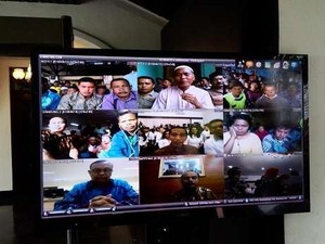 Ini Percakapan Video Conference Jokowi dengan Warga Aceh dan Sinabung