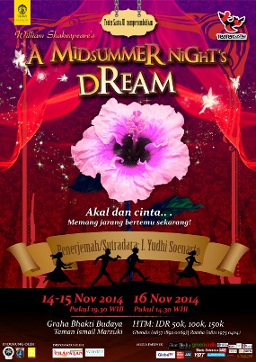 Rayakan 30 Tahun, Teater Sastra UI Pentaskan Karya Shakespeare