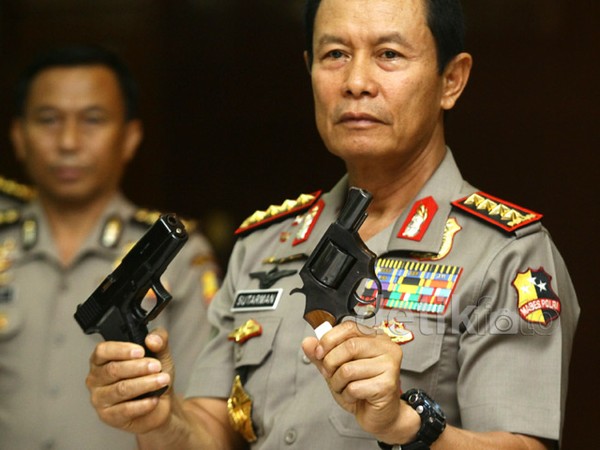 Polri Amankan Belasan Senpi Rakitan di Cipacing