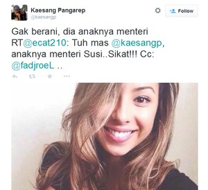 Akhirnya Putra Jokowi Kaesang Tak Memilih Putri Menteri Susi