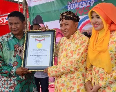 Pesta Kuliner 10 Ribu Campor Sumenep Raih Rekor MURI