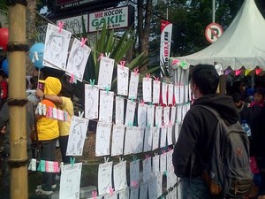 666 Lukisan Sketsa Wajah Warga Bandung Masuk Museum Rekor MURI