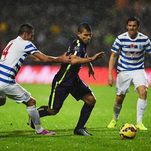 Dua Gol Aguero Selamatkan Satu Poin City di Markas QPR