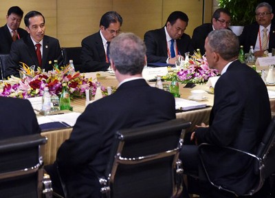 Jokowi Bertemu Obama di Beijing