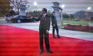 Jokowi Retreat Bersama Pemimpin APEC di Kawasan Dingin Yanqi Lake