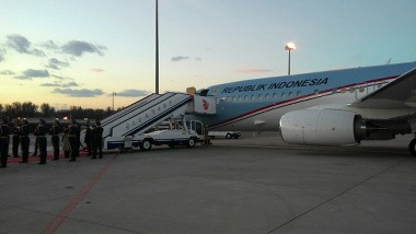 Sunset Lepas Jokowi dan Rombongan dari China ke Myanmar