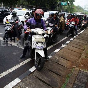 Motor Dilarang Melintas di HI, Khusus Patwal dan Polantas Masih Boleh