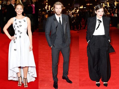 Suasana Red Carpet Premiere The Hunger Games di London