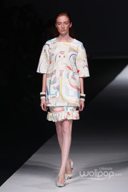Rosalyn Citta Indonesia Fashion Forward. Jakarta Fashion Week 2015 at  Senayan City. Jakarta. [Foto: Mohammad Abduh/Wolipop]