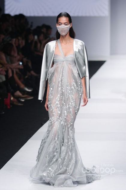 Tex Saverio Indonesia Fashion Forward.  Jakarta Fashion Week 2015 at Senayan City. Jakarta. [Foto: Mohammad Abduh/Wolipop]