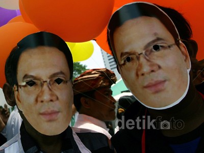 Aksi Dukung Ahok Jadi Gubernur DKI