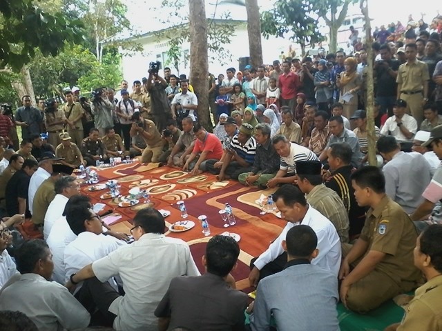 Menteri Basuki Blusukan, Calon Warga Korban Gusur Proyek Bendung Makin Tambah