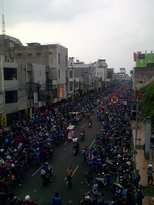 Penjelasan Bobotoh Soal Aksi Lempar Batu di TB Simatupang