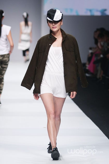 Pevita Pearce X Afgan Grazia Jakarta Fashion Week 2015 at Senayan City. Jakarta. [Foto: Mohammad Abduh/Wolipop]