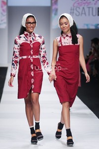 Iwet Ramadhan X Andien Grazia. Jakarta Fashion Week 2015 at Senayan City. Jakarta. [Foto: Mohammad Abduh/Wolipop]