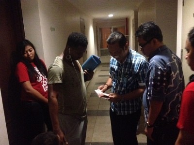 Puluhan WNA yang Terjaring Razia Didata di Balai Warga