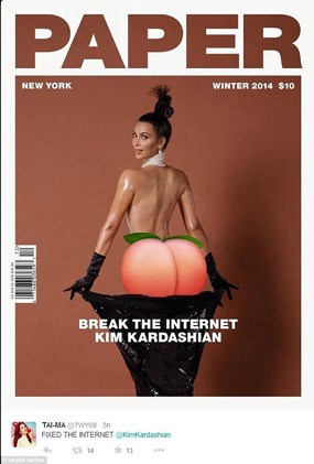Ini Foto-foto Parodi Kim Kardashian Bugil