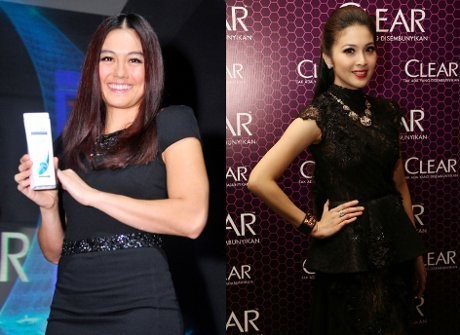 Bareng Agnez MO, Sandra Dewi Ajak Perempuan Tampil Pede Tanpa Ketombe