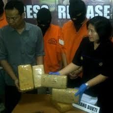 Pengedar Ganja Jaringan Lapas Madiun Dibekuk