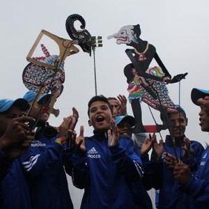Wayang Bikin Indonesia Jadi Pusat Perhatian di Pembukaan DNC 2014