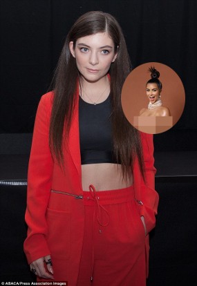 Diserang karena Tampil Bugil, Kim Kardashian Dibela Lorde