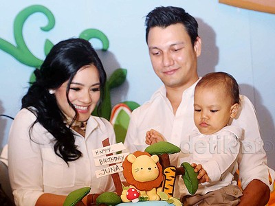 Meriahnya Pesta Ultah si Imut Juna, Putra Titi dan Tian