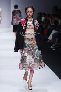Mel Ahyar Suvarnabhumi Ikatan Perancang Mode Indonesia. Jakarta Fashion Week 2015 at Senayan City. Jakarta. [Foto: Mohammad Abduh/Wolipop]