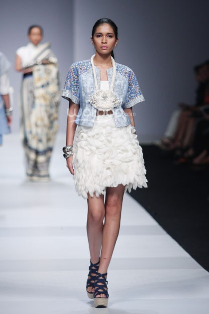 Danny Satriadi Ikatan Perancang Mode Indonesia. Jakarta Fashion Week 2015 at Senayan City. Jakarta. [Foto: Mohammad Abduh/Wolipop]