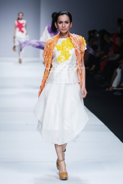 Carmanita Ikatan Perancang Mode Indonesia. Jakarta Fashion Week 2015 at Senayan City. Jakarta. [Foto: Mohammad Abduh/Wolipop]