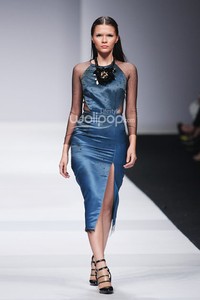 Yosafat Dwi Kurniawan Korean Cultural. Indonesia Fashion Forward. Jakarta Fashion Week 2015 at Senayan City. Jakarta. [Foto: Mohammad Abduh/Wolipop]