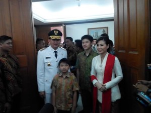 Ditemani Veronica dan Ibunda, Ahok Berangkat ke Istana untuk Dilantik