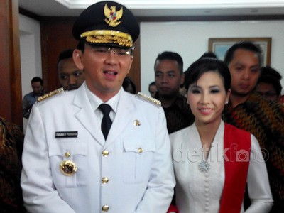 Ahok Berangkat ke Istana untuk Dilantik