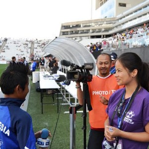 Cerita Ceria Anak Indonesia di Arena Corinthians