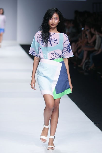 Kitty Joseph London BRITISH COUNCIL. Jakarta Fashion Week 2015 at Senayan City. Jakarta. [Foto: Mohammad Abduh/Wolipop]