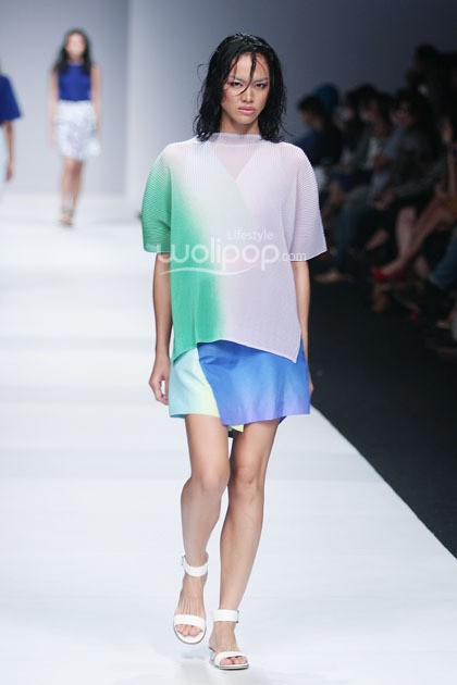 Kitty Joseph London BRITISH COUNCIL. Jakarta Fashion Week 2015 at Senayan City. Jakarta. [Foto: Mohammad Abduh/Wolipop]