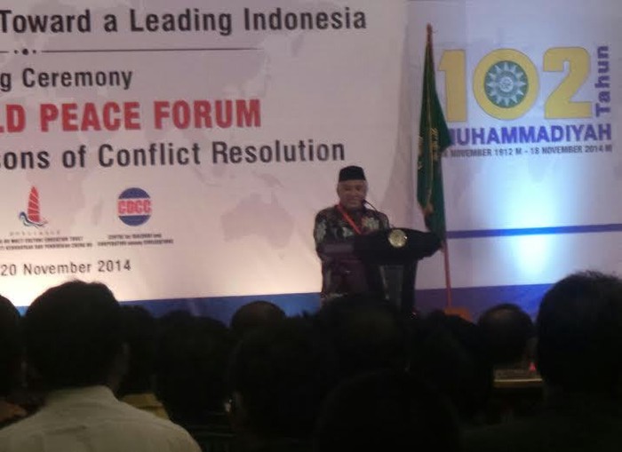 Din Syamsuddin Kecewa Jokowi Batal Hadiri Forum Perdamaian Dunia
