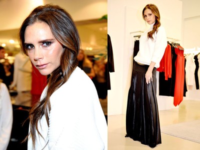 Simple dan Stylish Hitam-putih ala Victoria Beckham